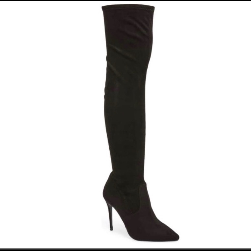 Steve Madden Devine Faux Suede Over the knee boot